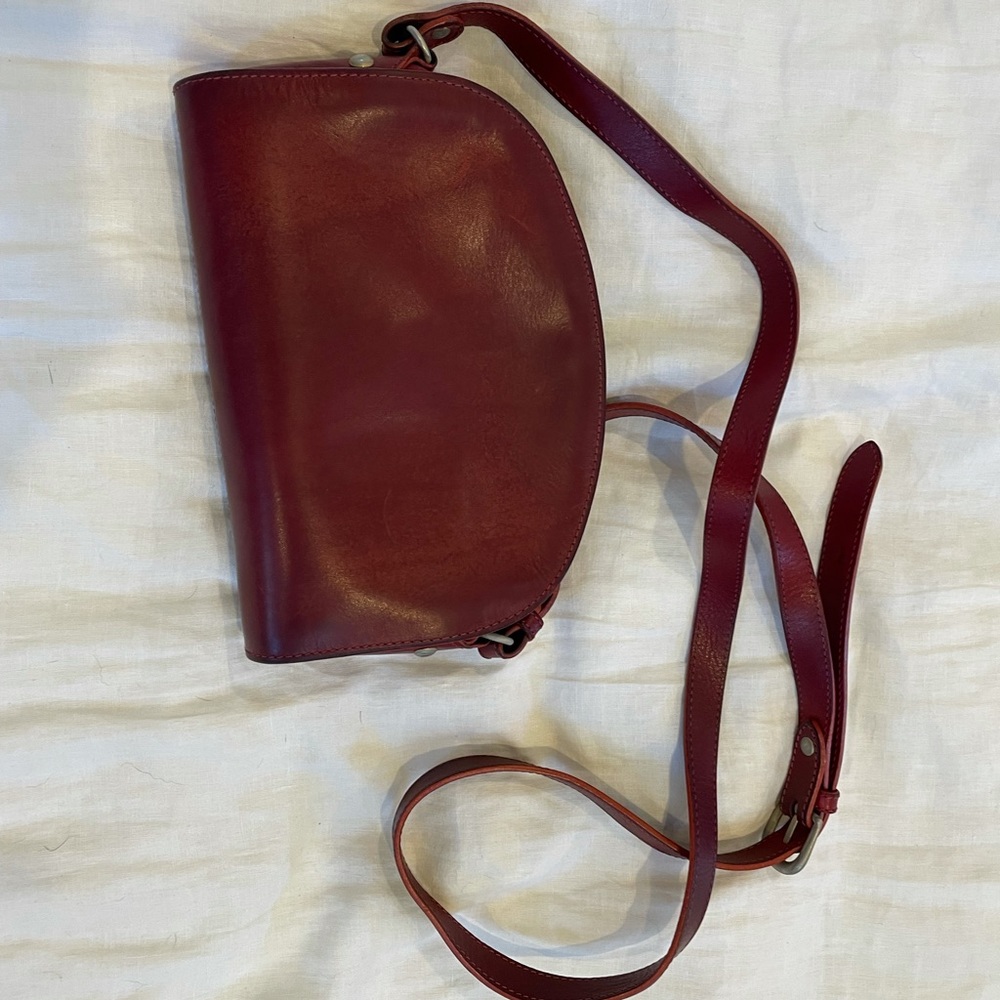 Red Steven Alan Saddle Bag